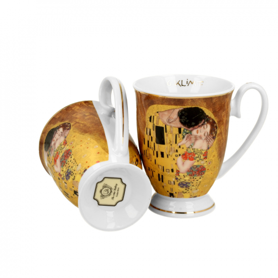 Комплект за чай The Kiss inspired by Gustav Klimt - Golden Line на супер цена от Neostyle.bg